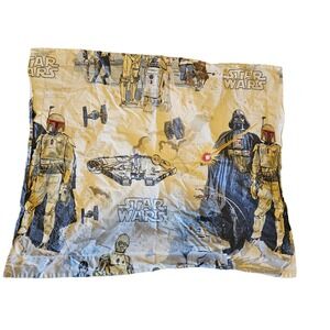 Pottery‎ Barn Kids Star Wars Pillowcase Sham Standard Size Organic Cotton Israel